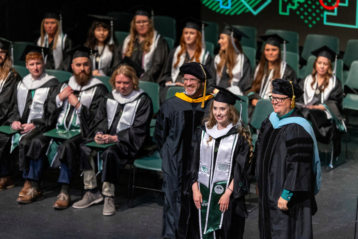 Image of a graduation ceremony at UVU.