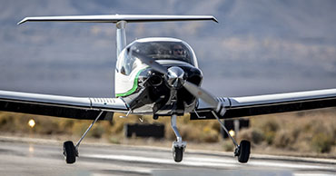 plane on a runway