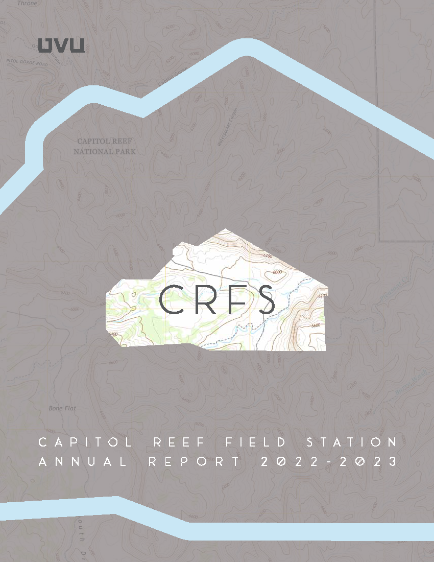 Image of the front page of the CRFS annual review for 2022 - 2023