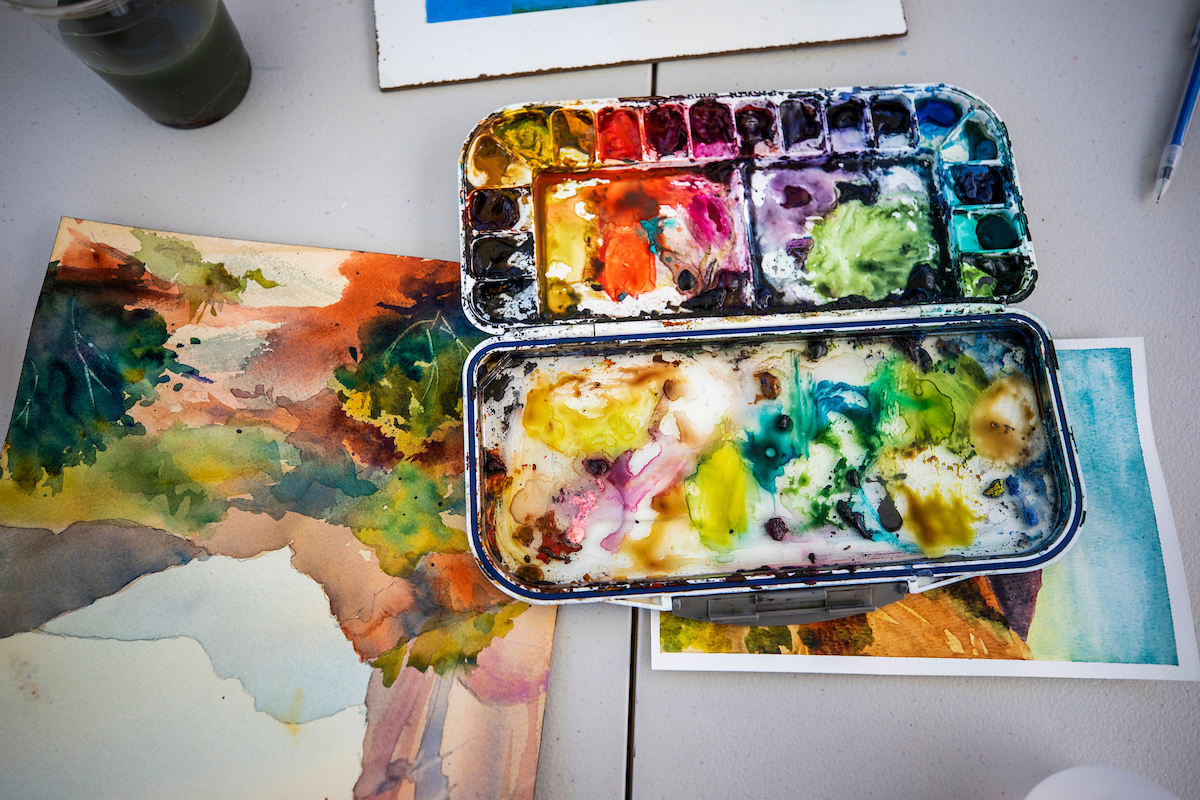  Image of painting tools