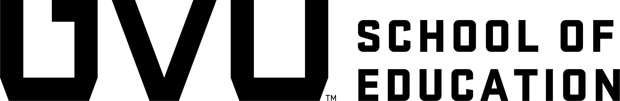 UVU 教育学院 logo