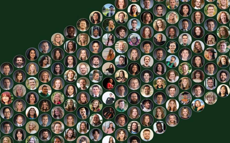 Evergreen Annual Report collage image