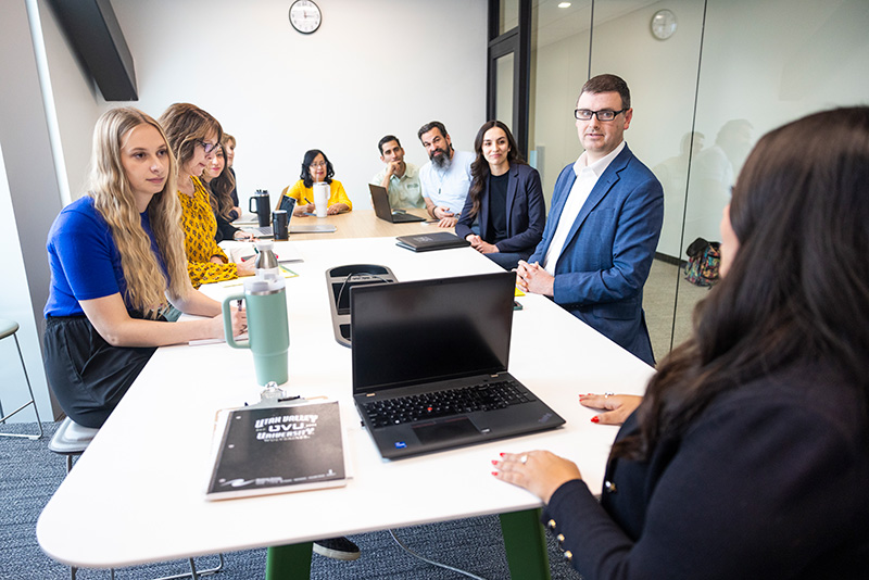 group meeting in conference room