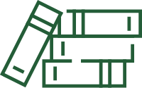 stacked textbooks icon