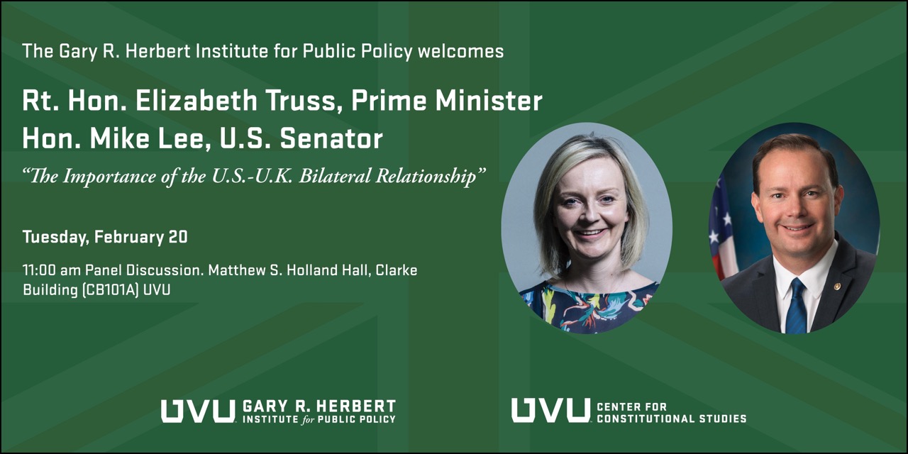 Mike Lee and Liz Truss Informational Flyer