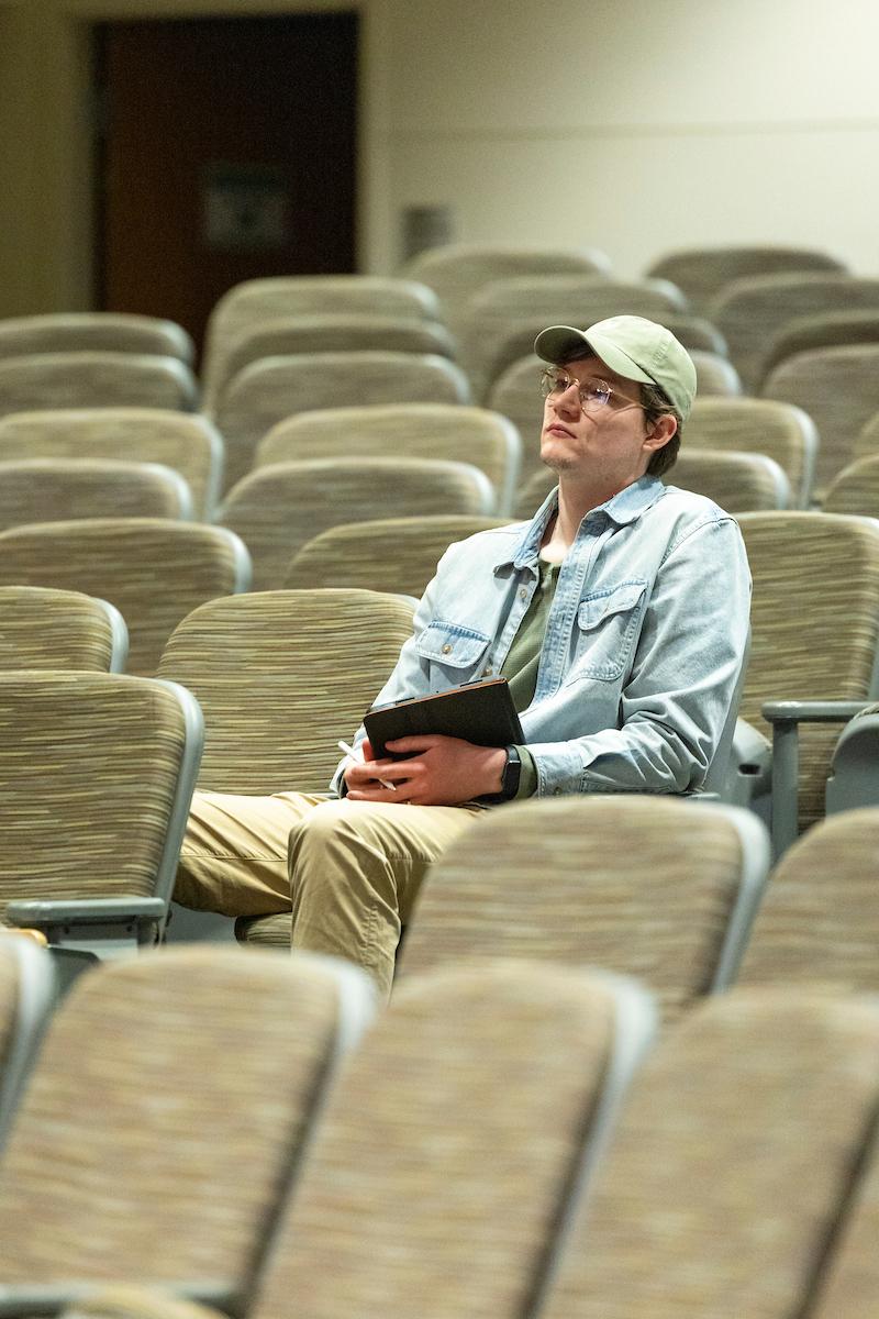 students listening to the keynote speaker