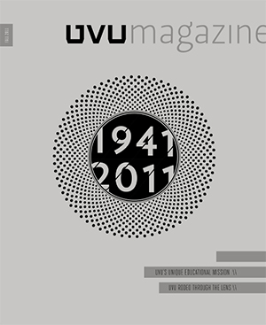2011年秋季 UVU杂志 issue cover