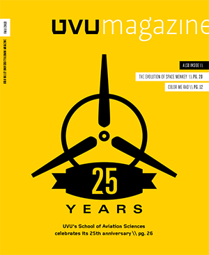 2013年秋季 UVU杂志 issue cover