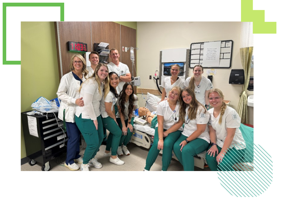 nursing people