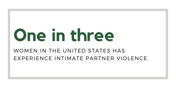 One in three women in the united states has experience intimate partner violence