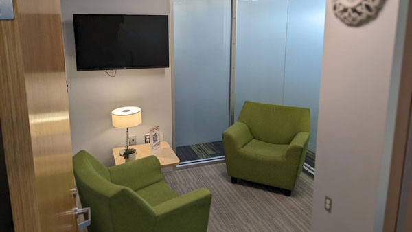 Room for UVU Health coaching sessions